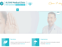 Tablet Screenshot of aldasclinic.com